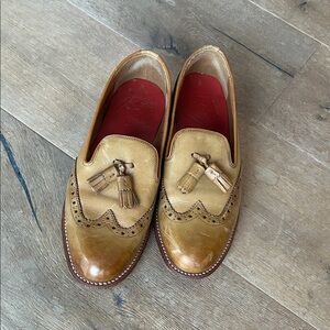Grenson Katie Light Brown Tassel Loafers